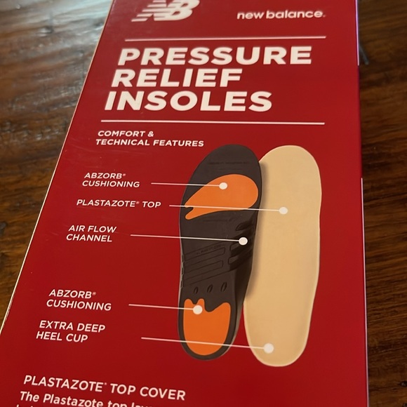 Pressure Relief Insoles Men’s Size 7/7.5 Women’s Size 8.5/9 - Picture 5 of 8